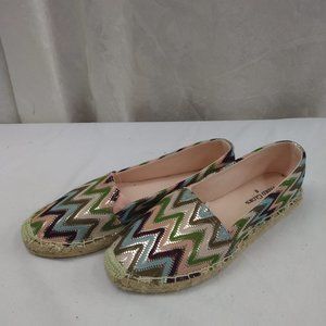 Size 6,  Women Faded Glory multi-colored Mocks